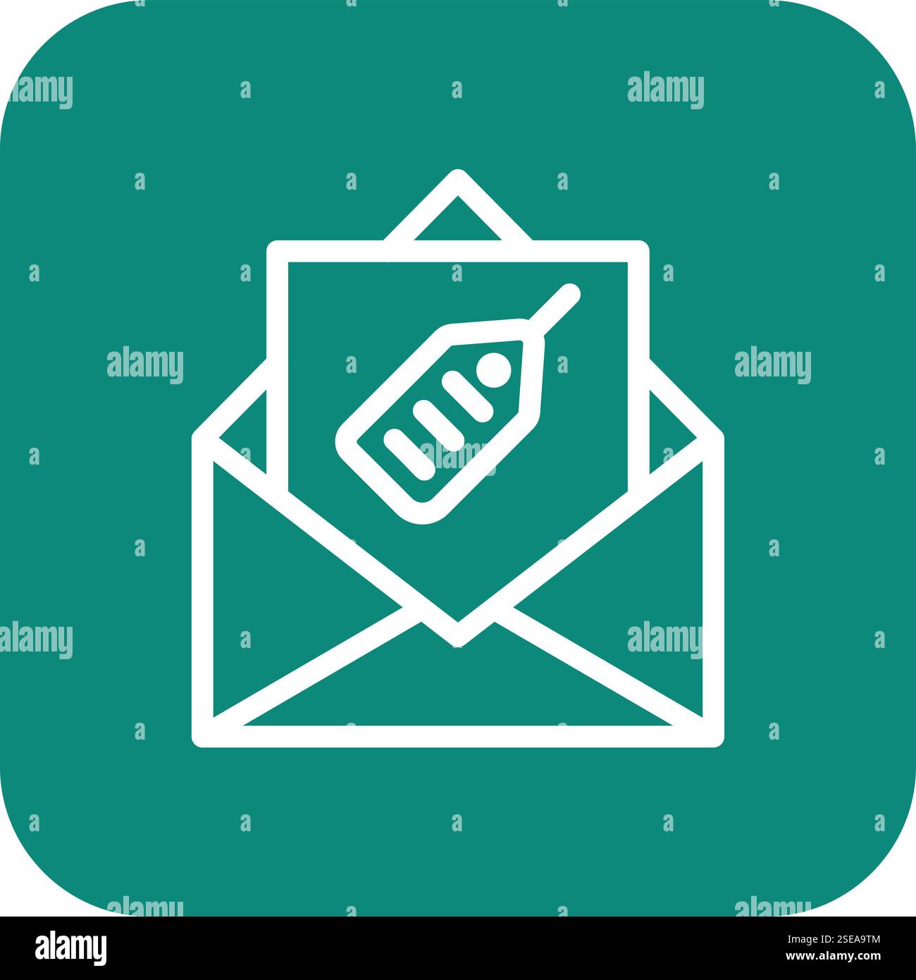 Tagged Vector Icon Design Illustration Stock Vector