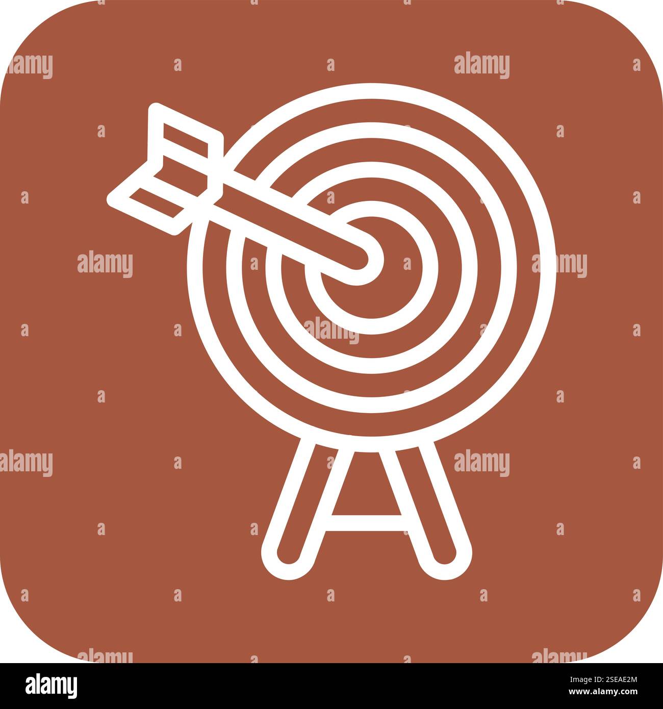 Target Vector Icon Design Illustration Stock Vector