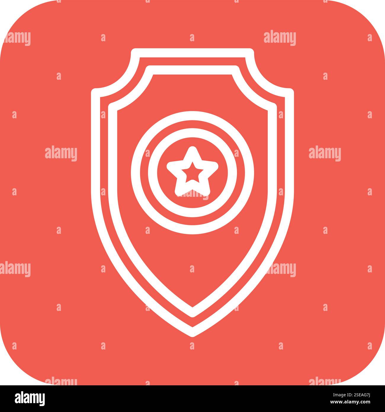 Shield Vector Icon Design Illustration Stock Vector