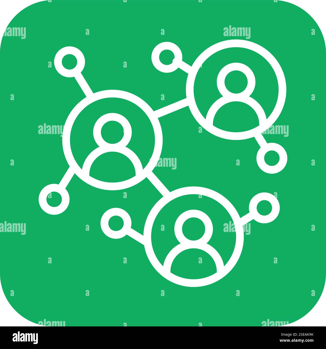 Business Network Vector Icon Design Illustration Stock Vector