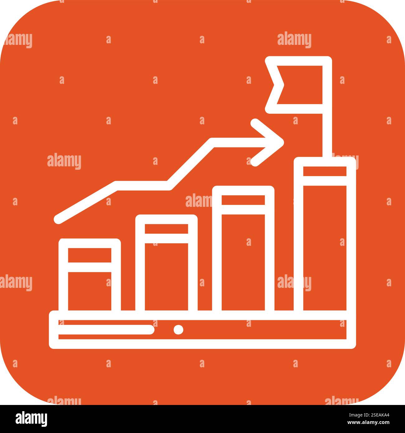 Business Success Vector Icon Design Illustration Stock Vector