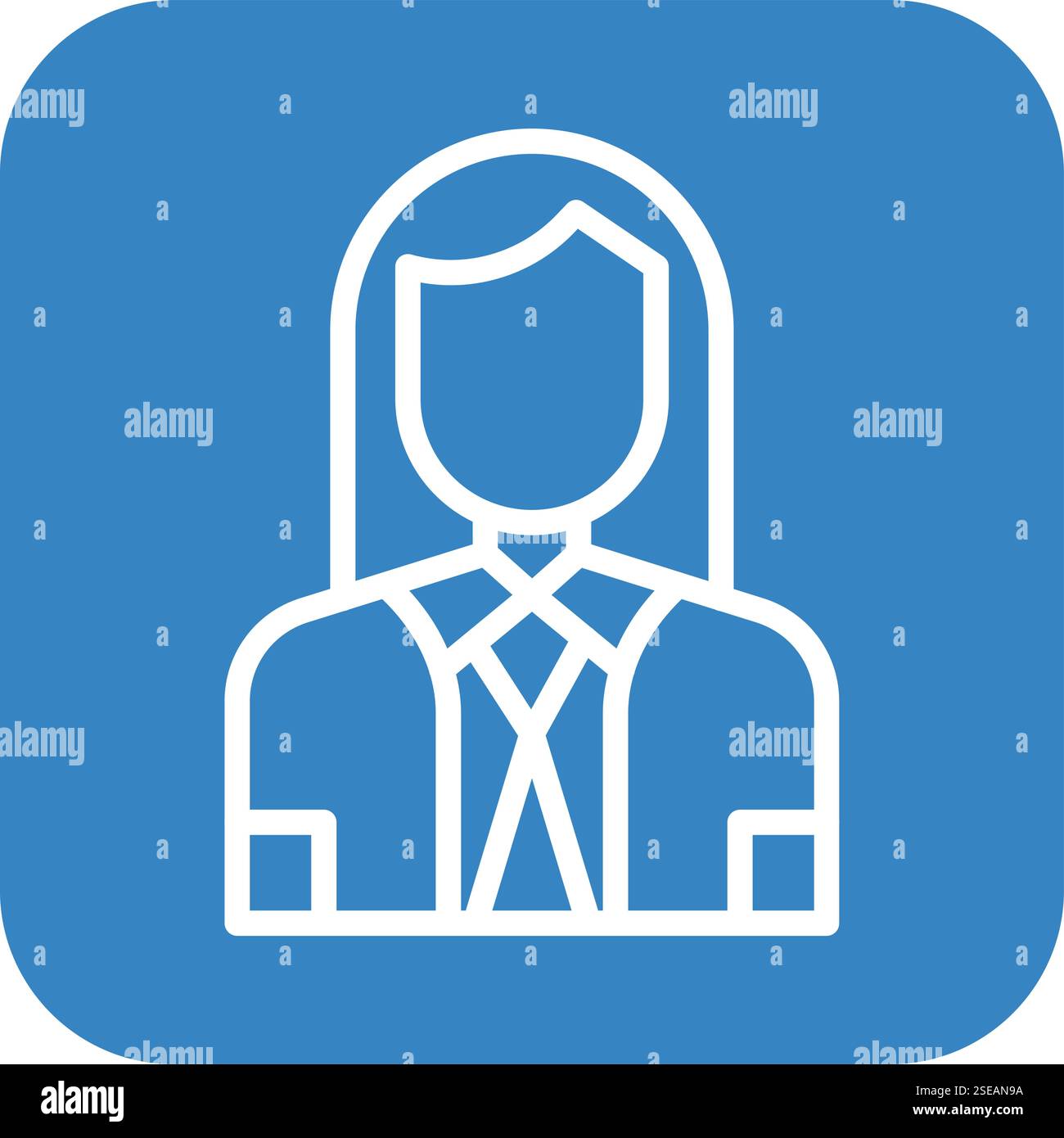 Company Secertary Vector Icon Design Illustration Stock Vector