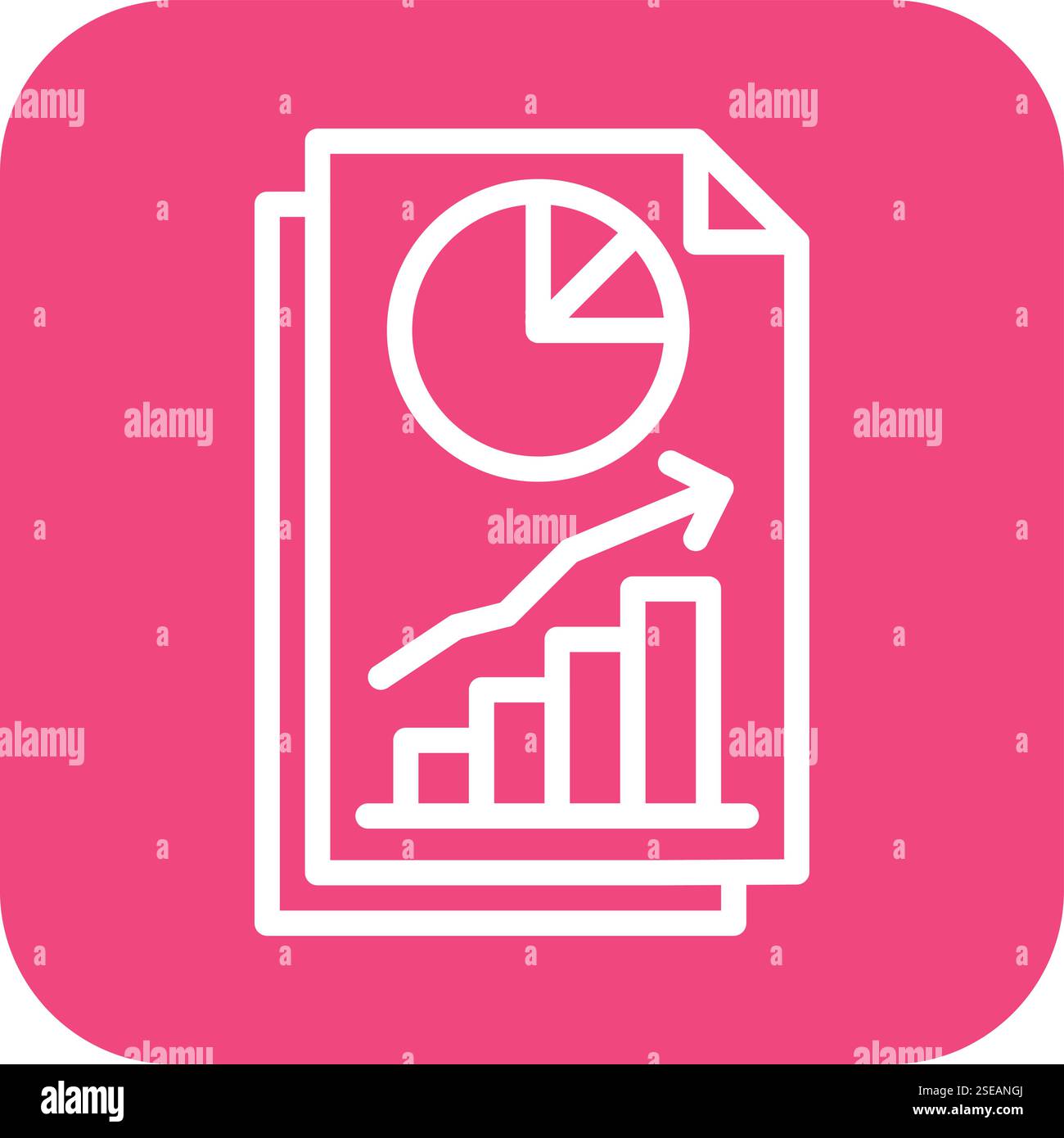 Finance Chart Vector Icon Design Illustration Stock Vector