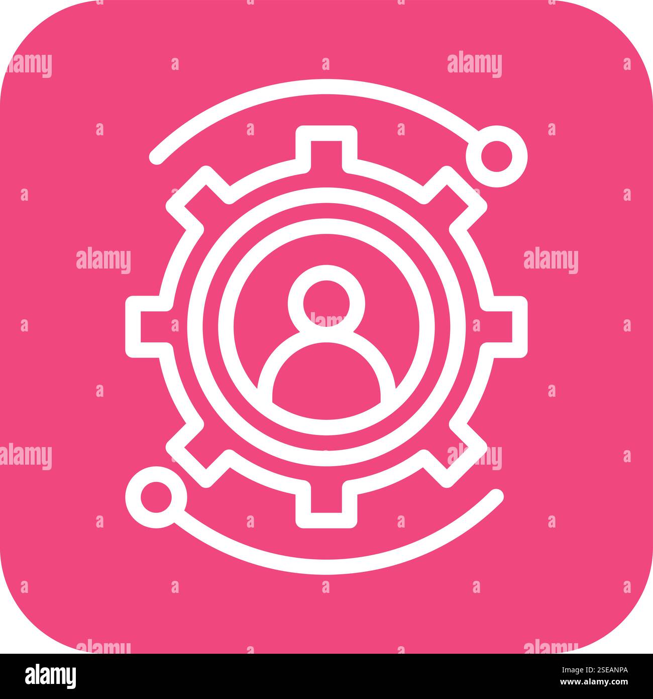 Setting Vector Icon Design Illustration Stock Vector