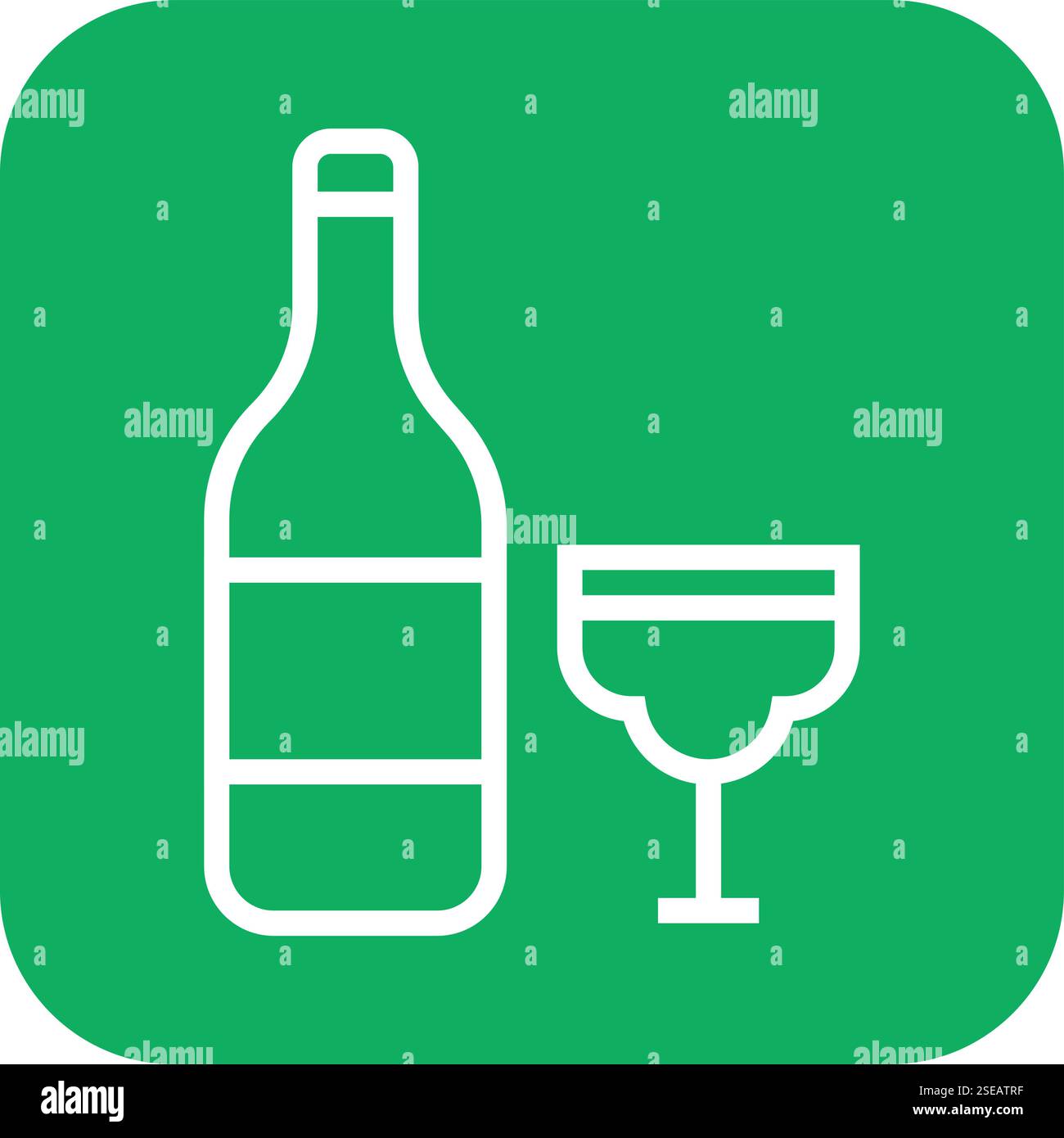 Drinks Vector Icon Design Illustration Stock Vector
