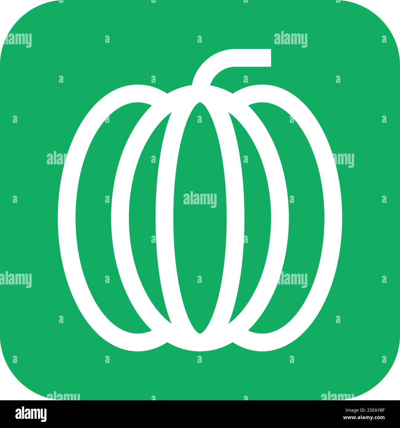 Pumpkin Vector Icon Design Illustration Stock Vector