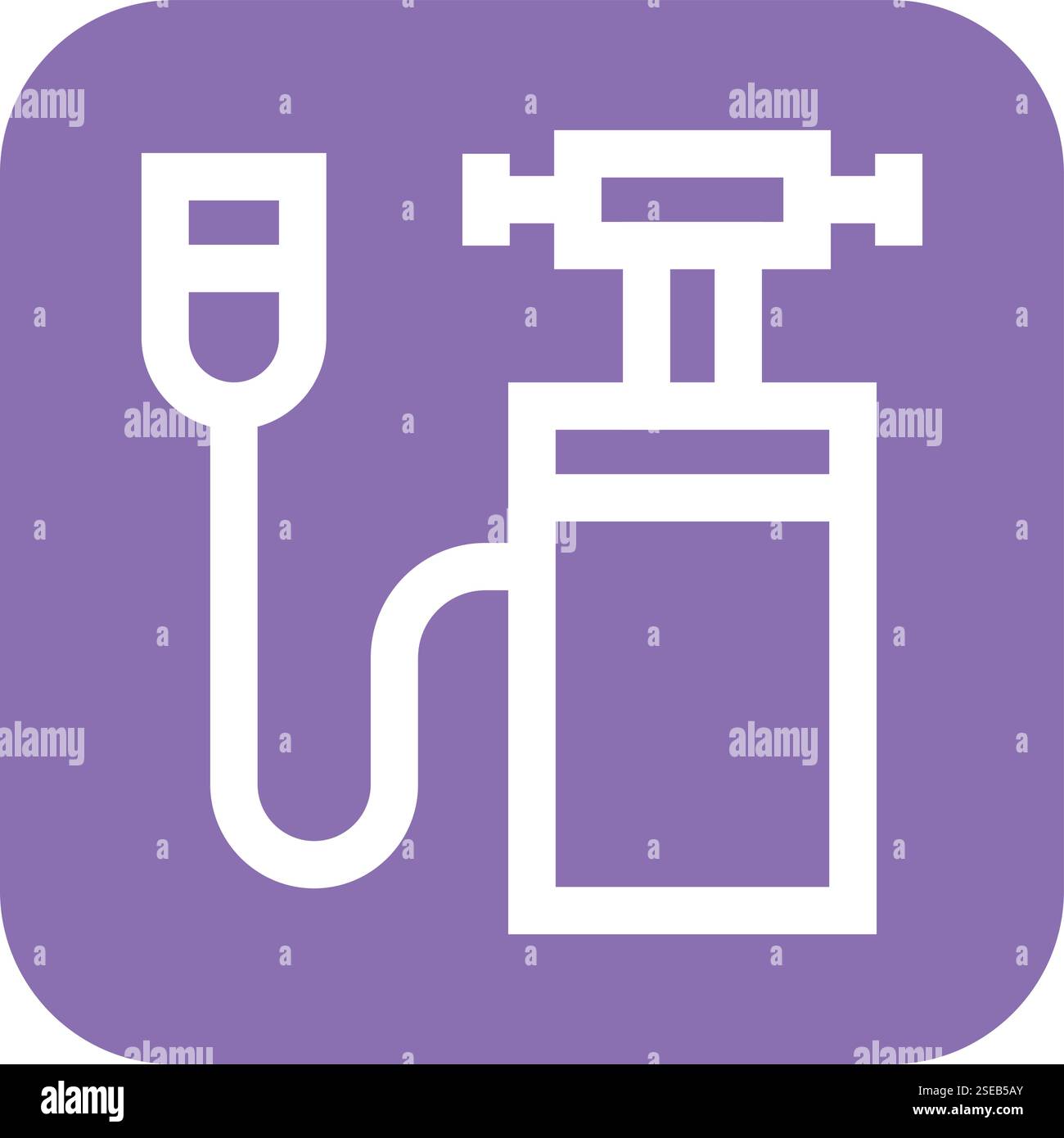 Air Pump Vector Icon Design Illustration Stock Vector