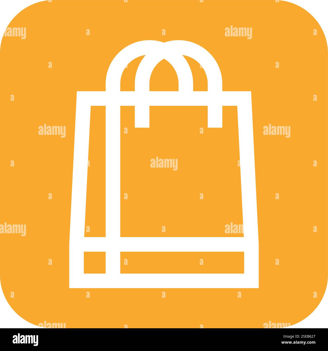 Shopping Bag Vector Icon Design Illustration Stock Vector