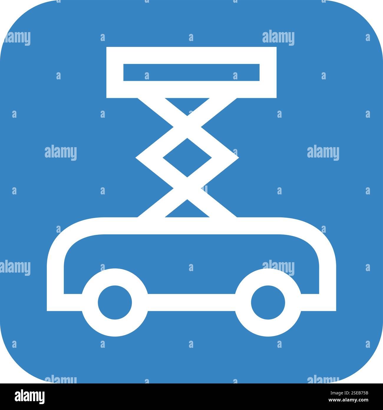 Car Jack Vector Icon Design Illustration Stock Vector
