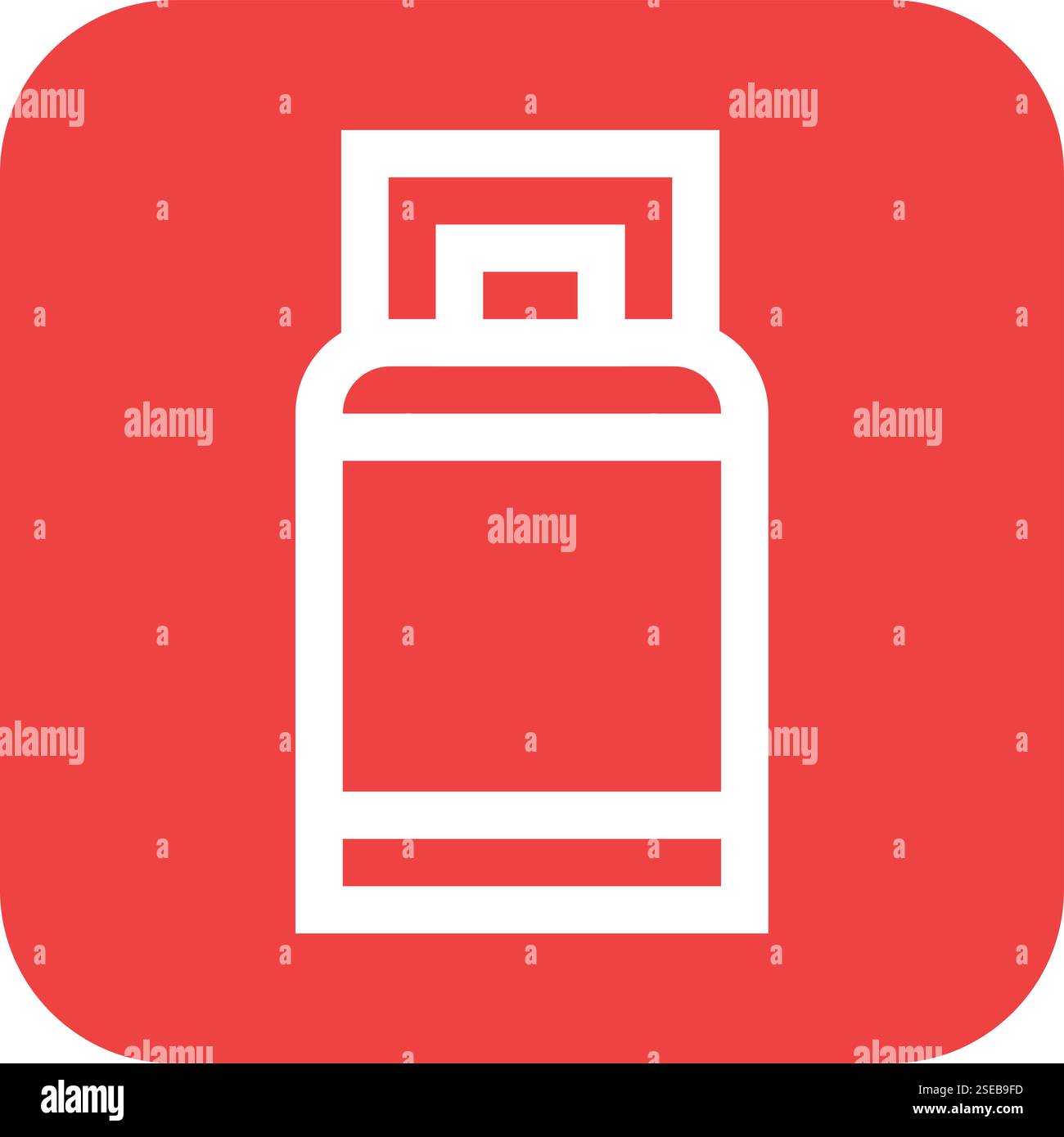 Tiffin Vector Icon Design Illustration Stock Vector