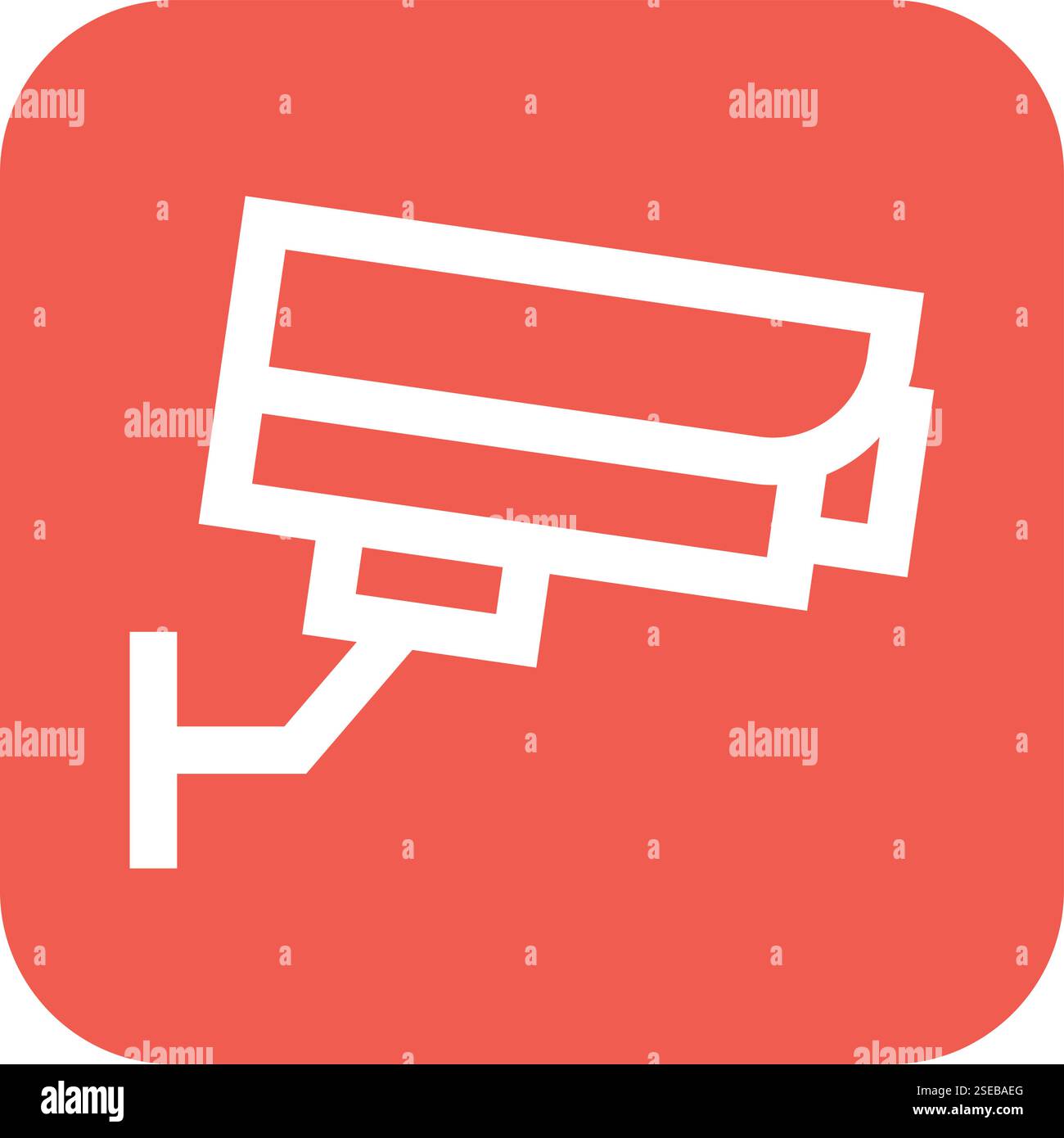 Cctv Camera Vector Icon Design Illustration Stock Vector