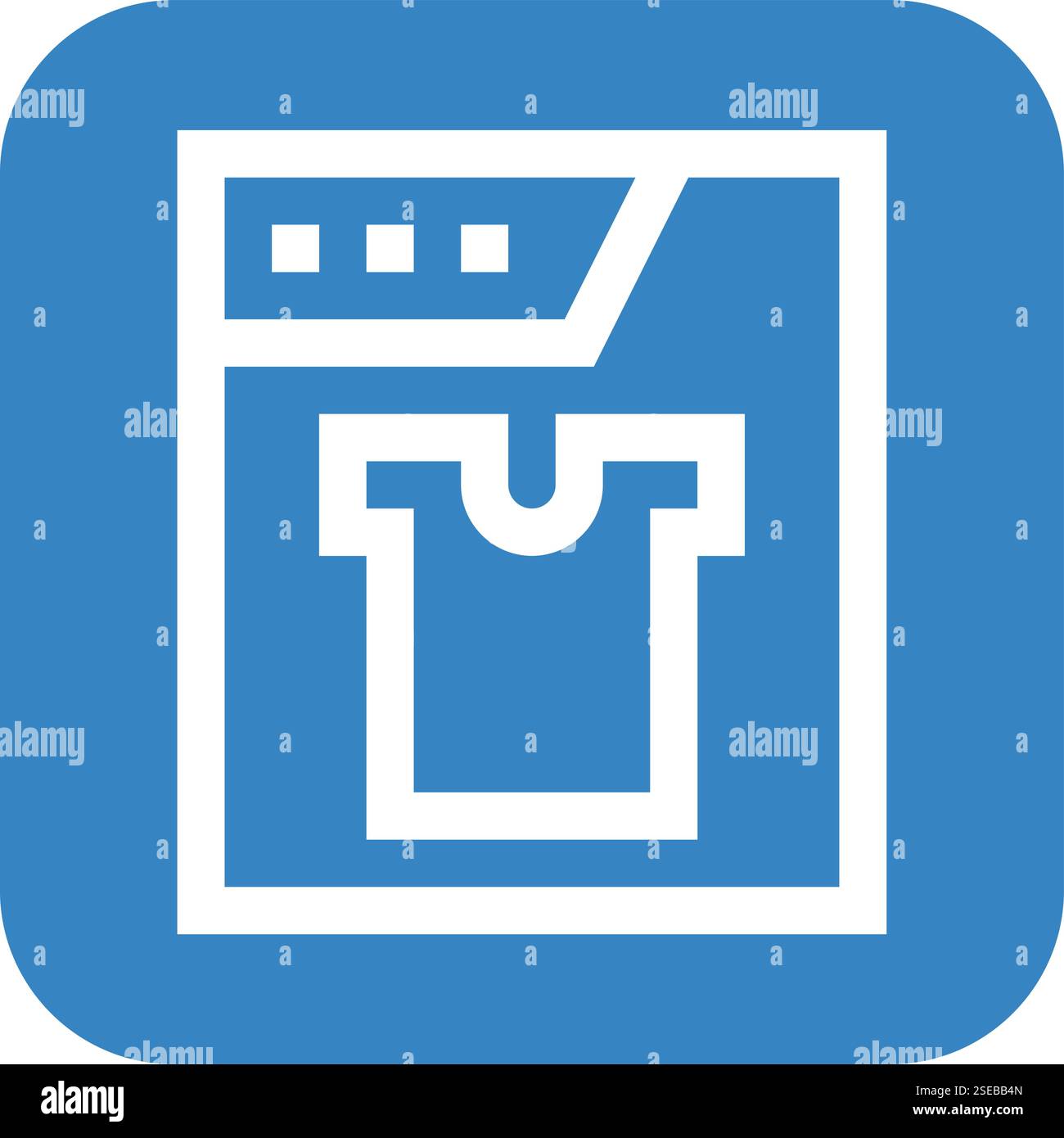 Cleaning service website Vector Icon Design Illustration Stock Vector