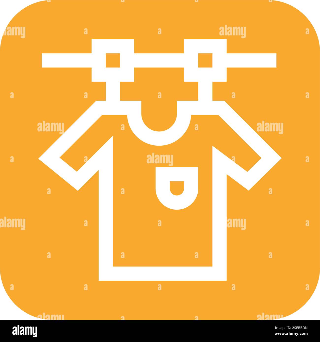 Drying Vector Icon Design Illustration Stock Vector