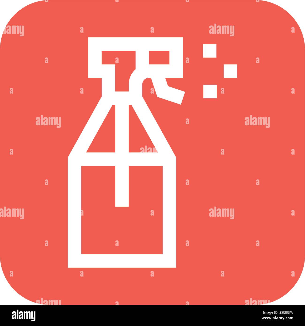 Spray bottle Vector Icon Design Illustration Stock Vector