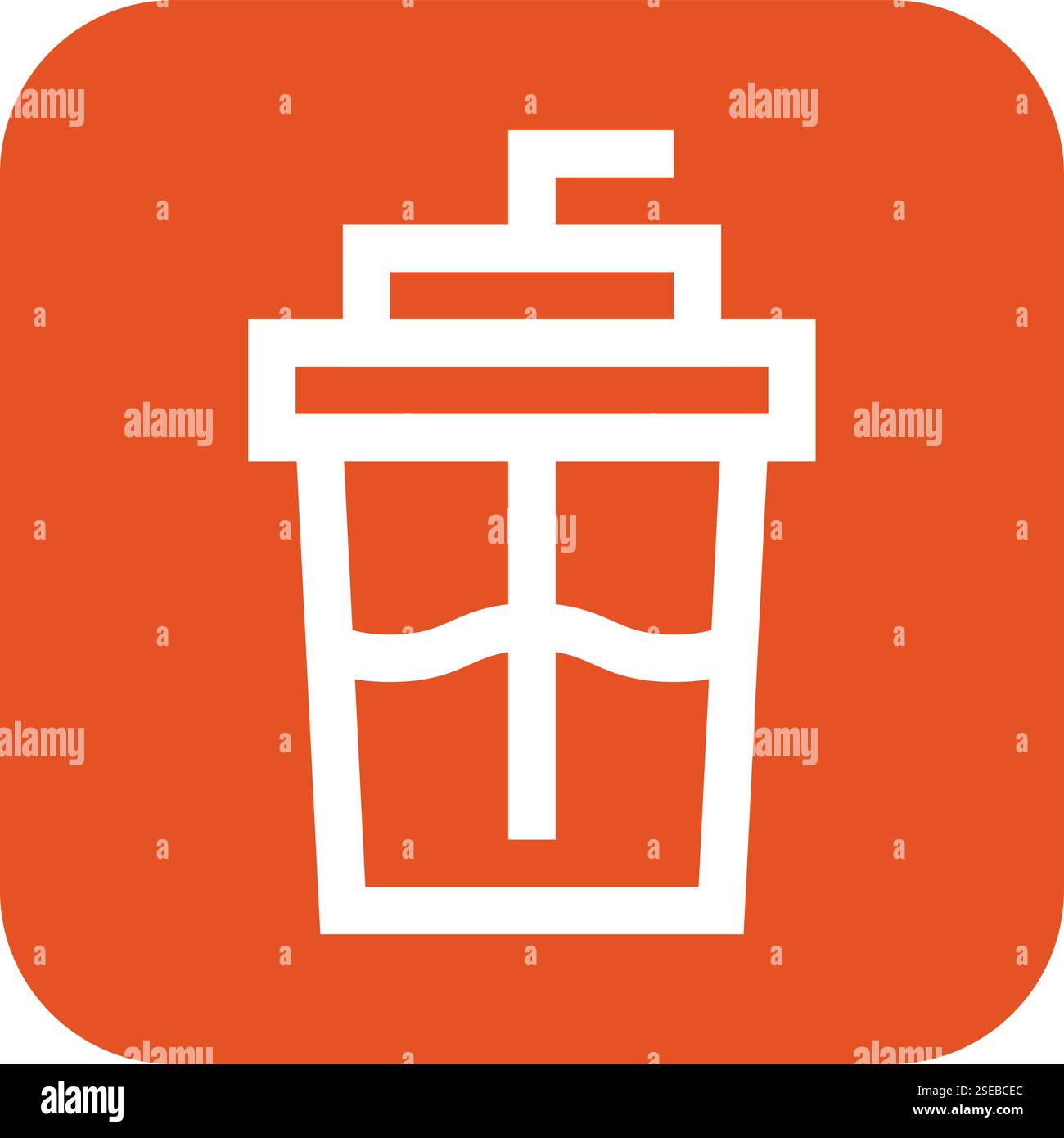 Soft Drink Vector Icon Design Illustration Stock Vector