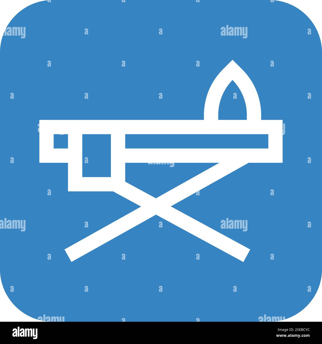 Ironing Vector Icon Design Illustration Stock Vector