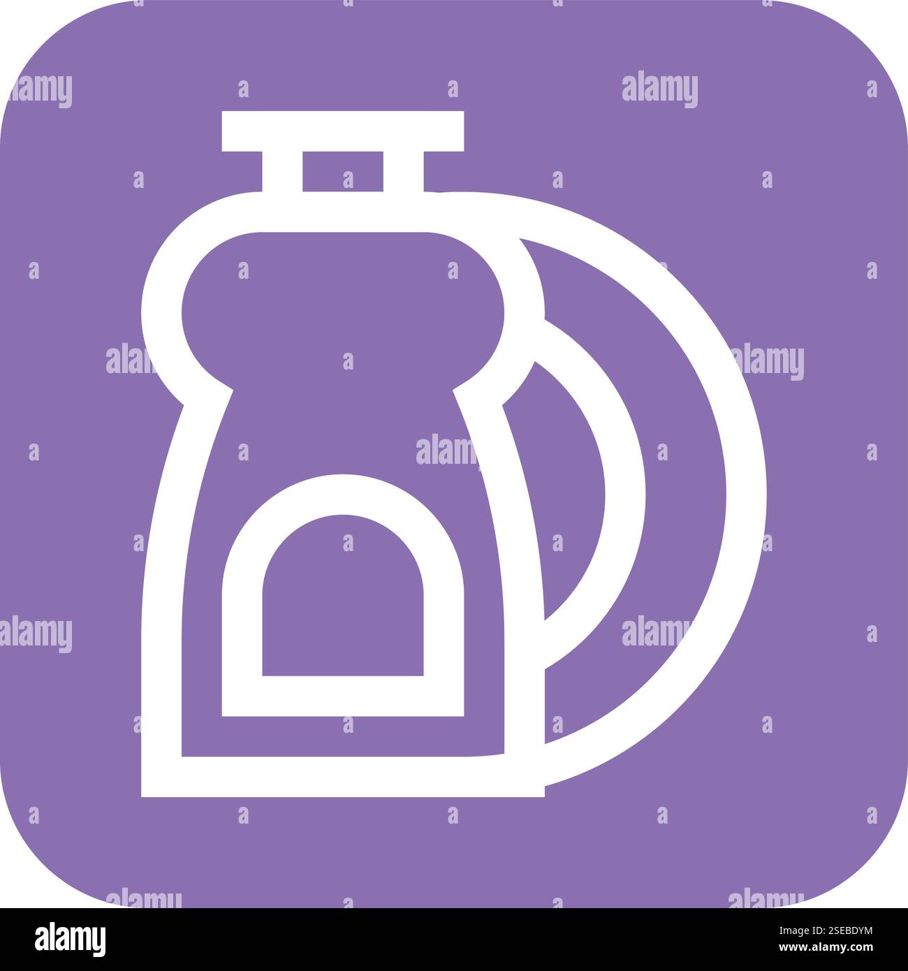 Dish washing Vector Icon Design Illustration Stock Vector