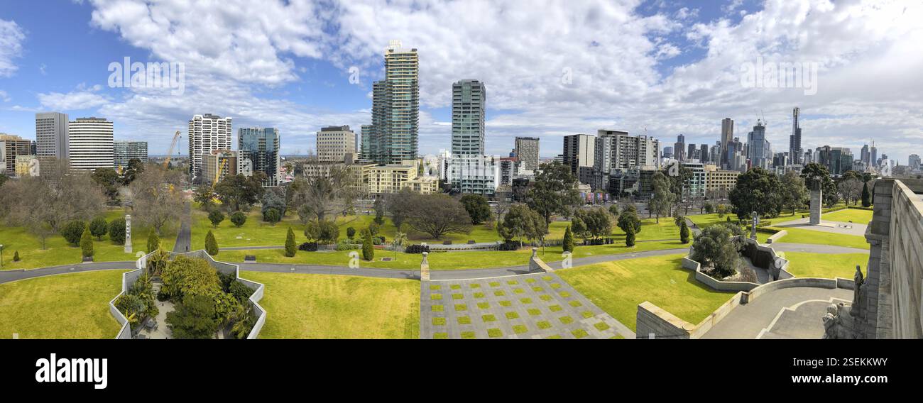Aerial panoramic view over empty hi-res stock photography and images ...