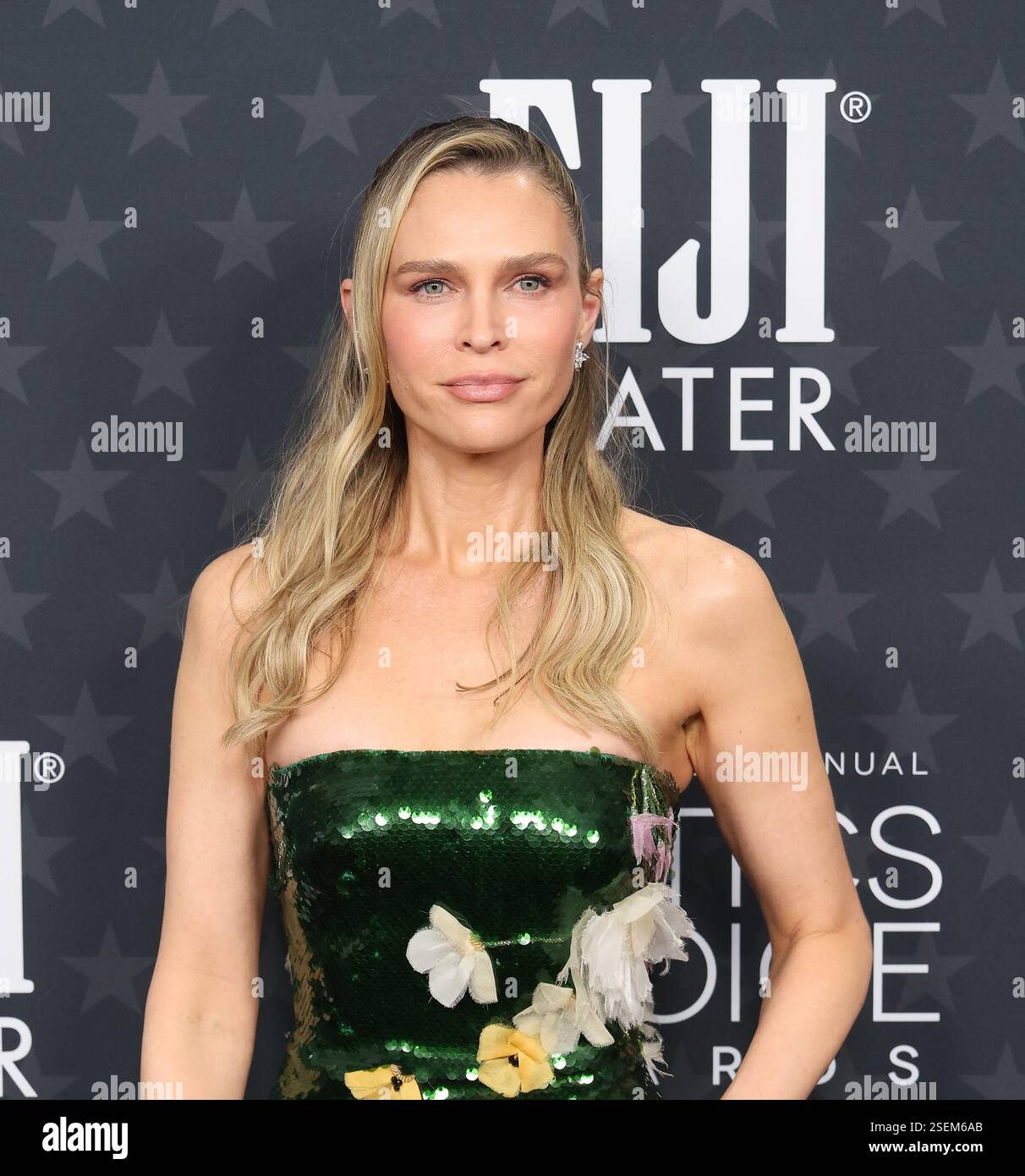 Sara Foster attends the 30th Annual Critics Choice Awards at Barker Hangar on February 07, 2025
