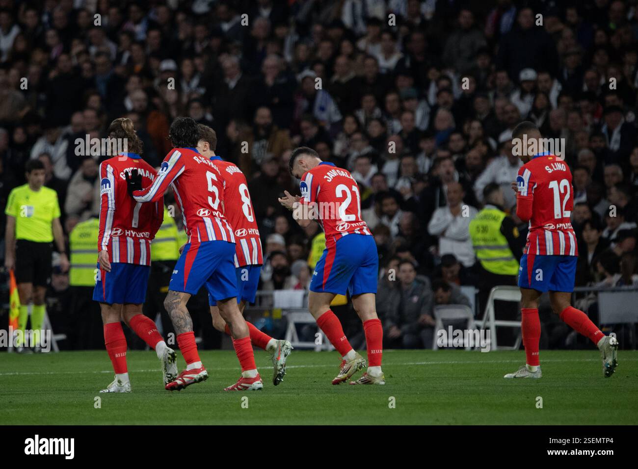 Madrid, Spain. 08th Feb, 2025. EA SPORTS La Liga match between Real ...
