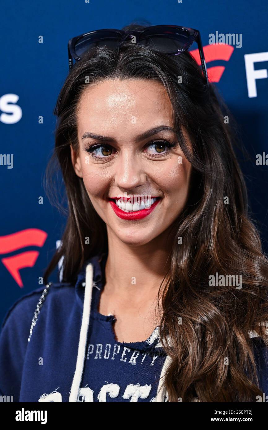 New Orleans, USA. 08th Feb, 2025. Jordon Hudson walking the red carpet