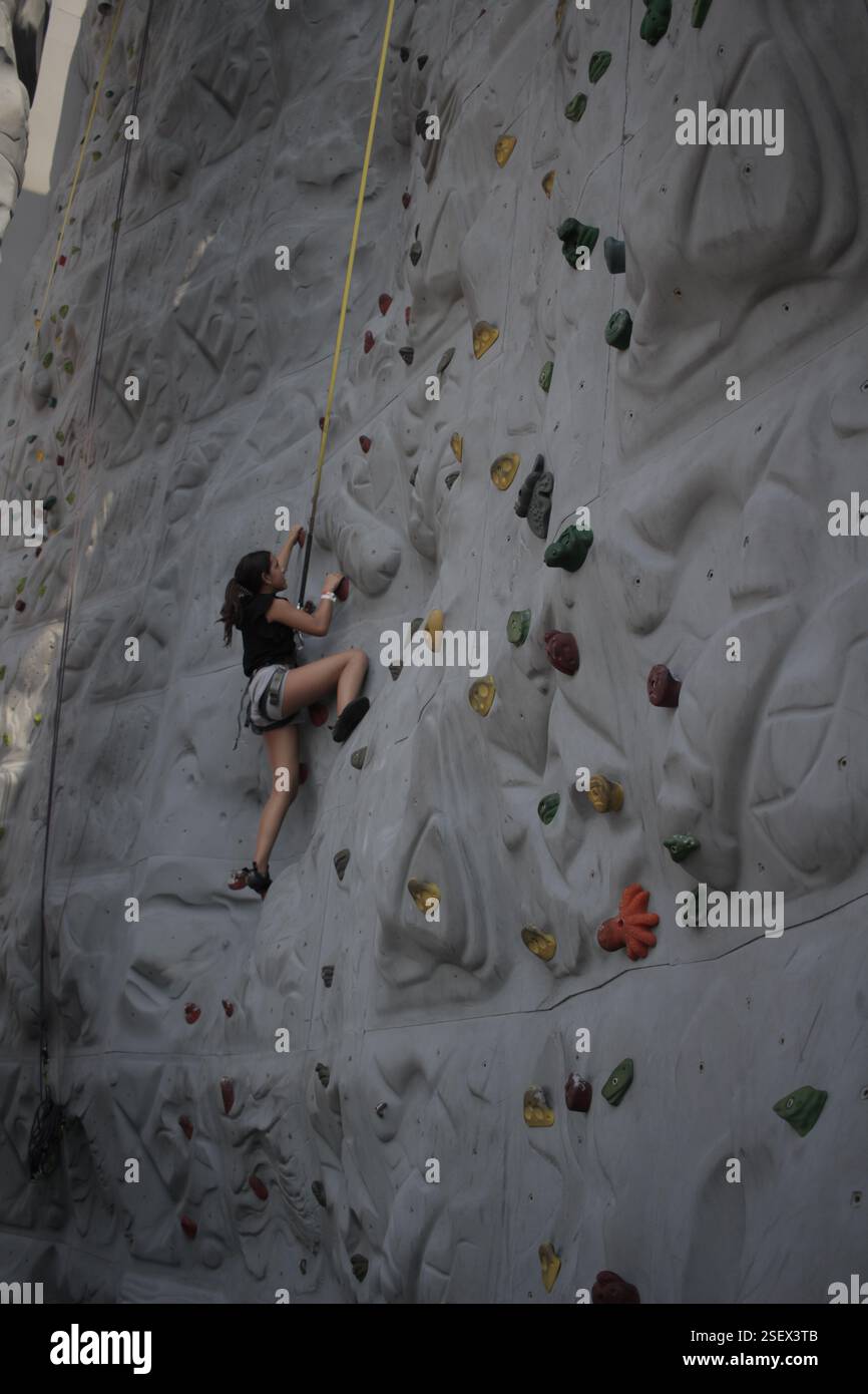 Girl in harness hi-res stock photography and images - Alamy