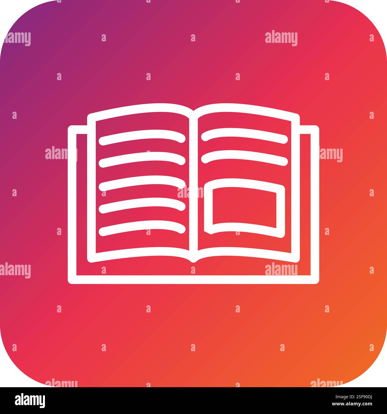 Book Vector Icon Design Illustration Stock Vector