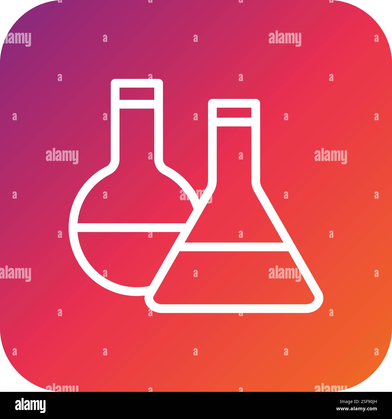 Chemistry Vector Icon Design Illustration Stock Vector