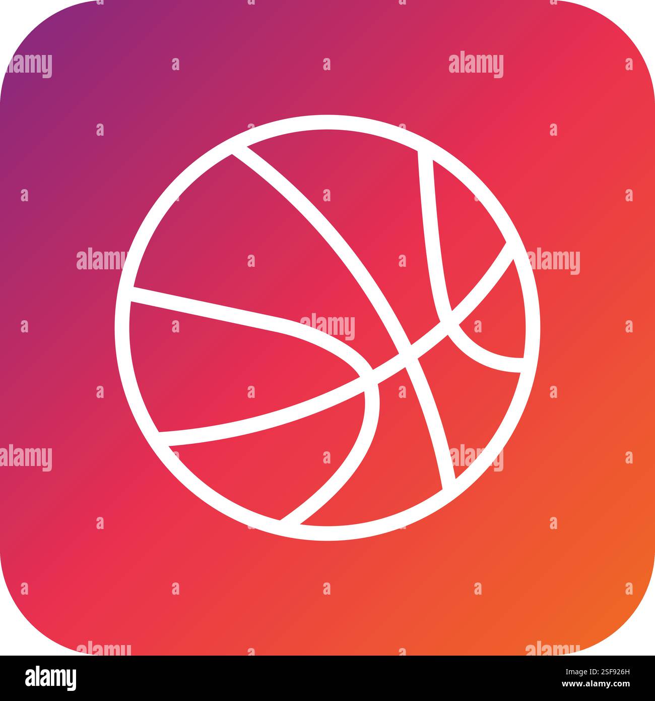 BasketBall Vector Icon Design Illustration Stock Vector