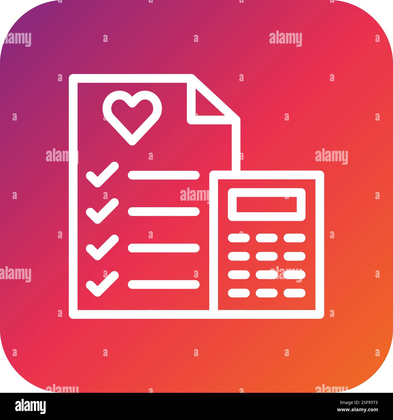 Wedding cost Vector Icon Design Illustration Stock Vector