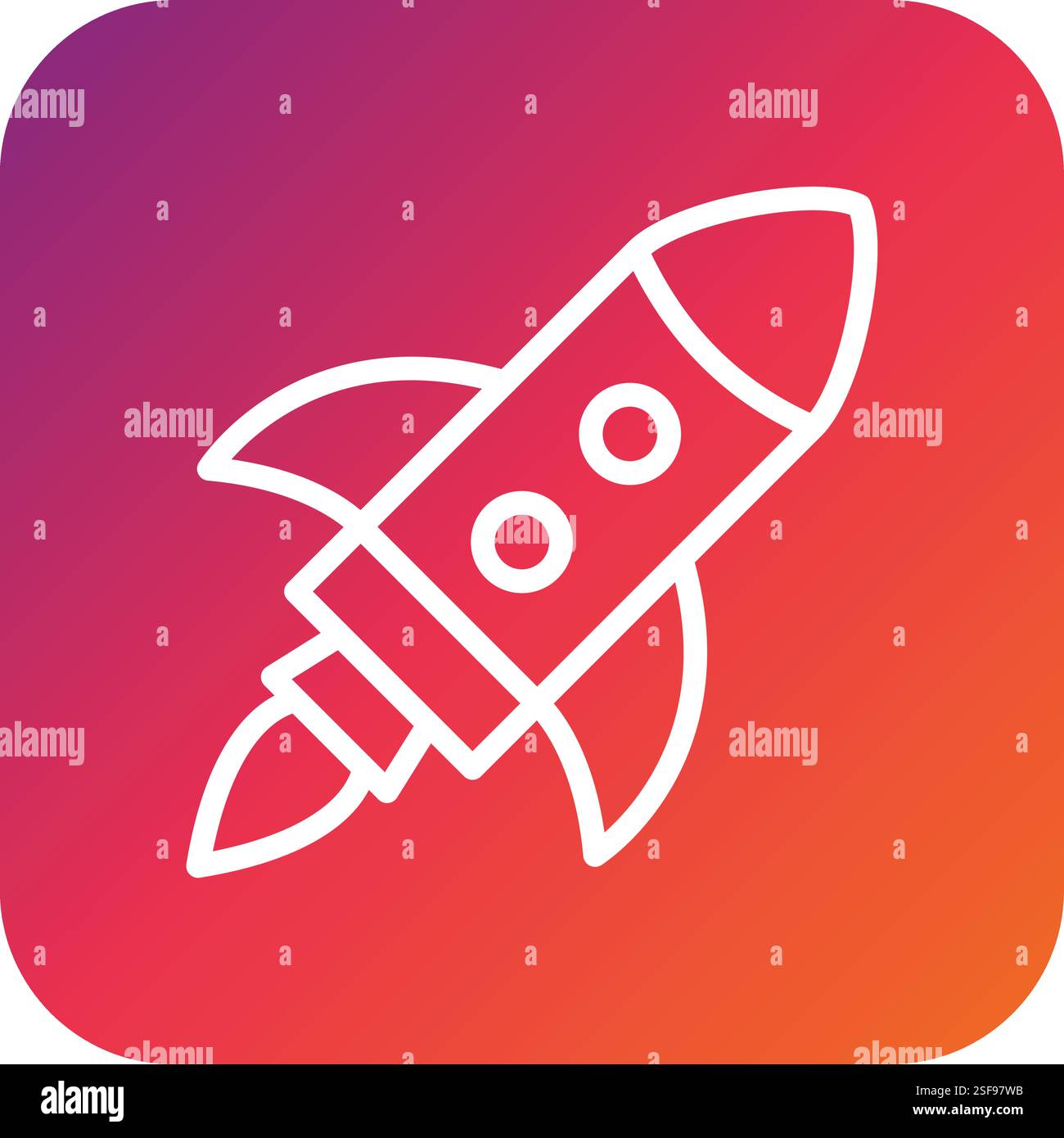 Rocket Vector Icon Design Illustration Stock Vector