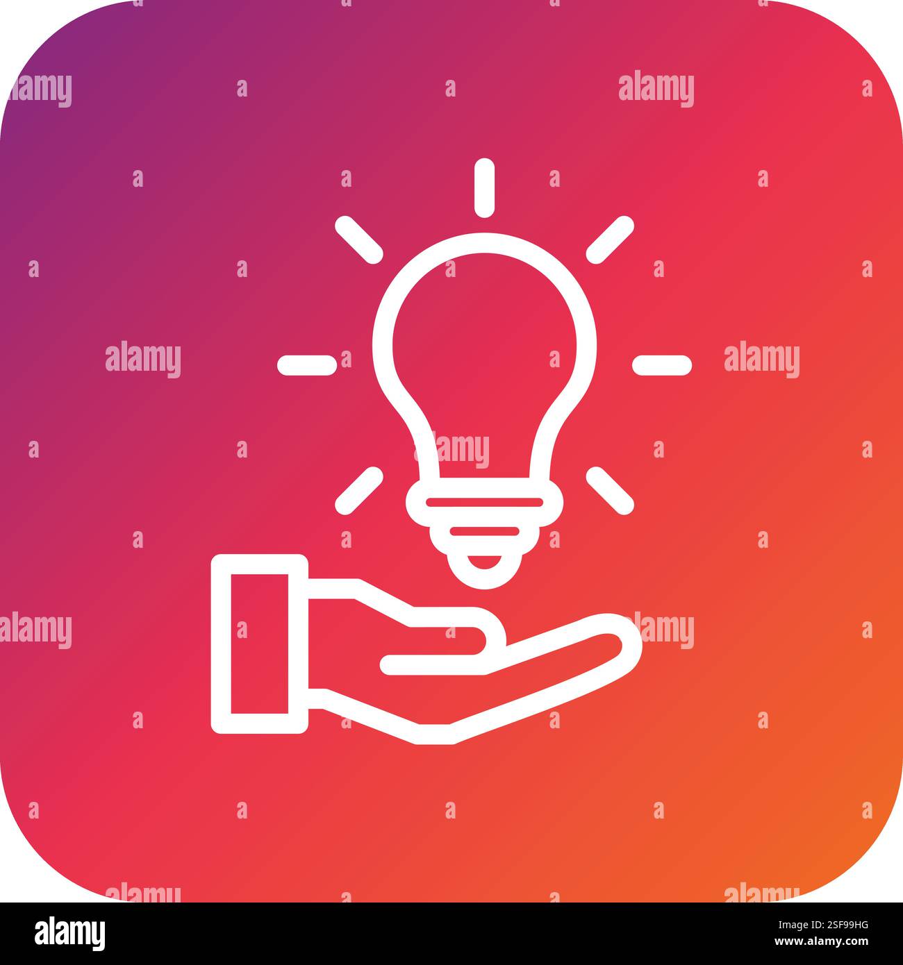 Idea Vector Icon Design Illustration Stock Vector