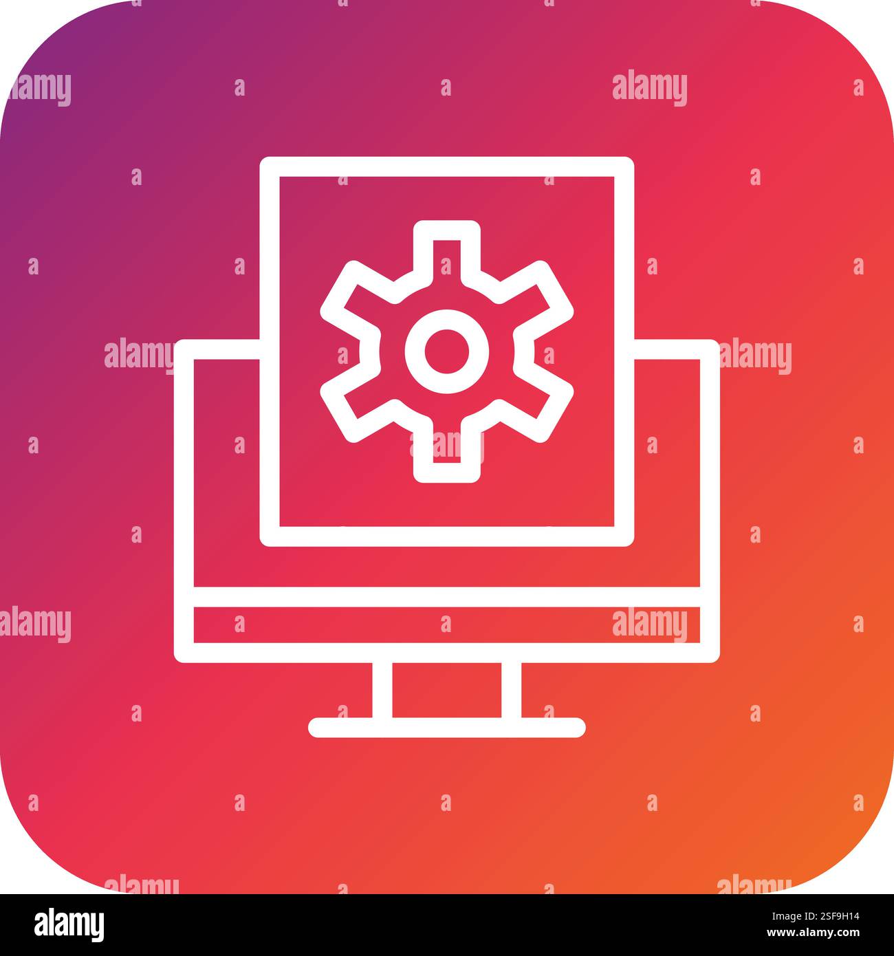 Web Optimization Vector Icon Design Illustration Stock Vector