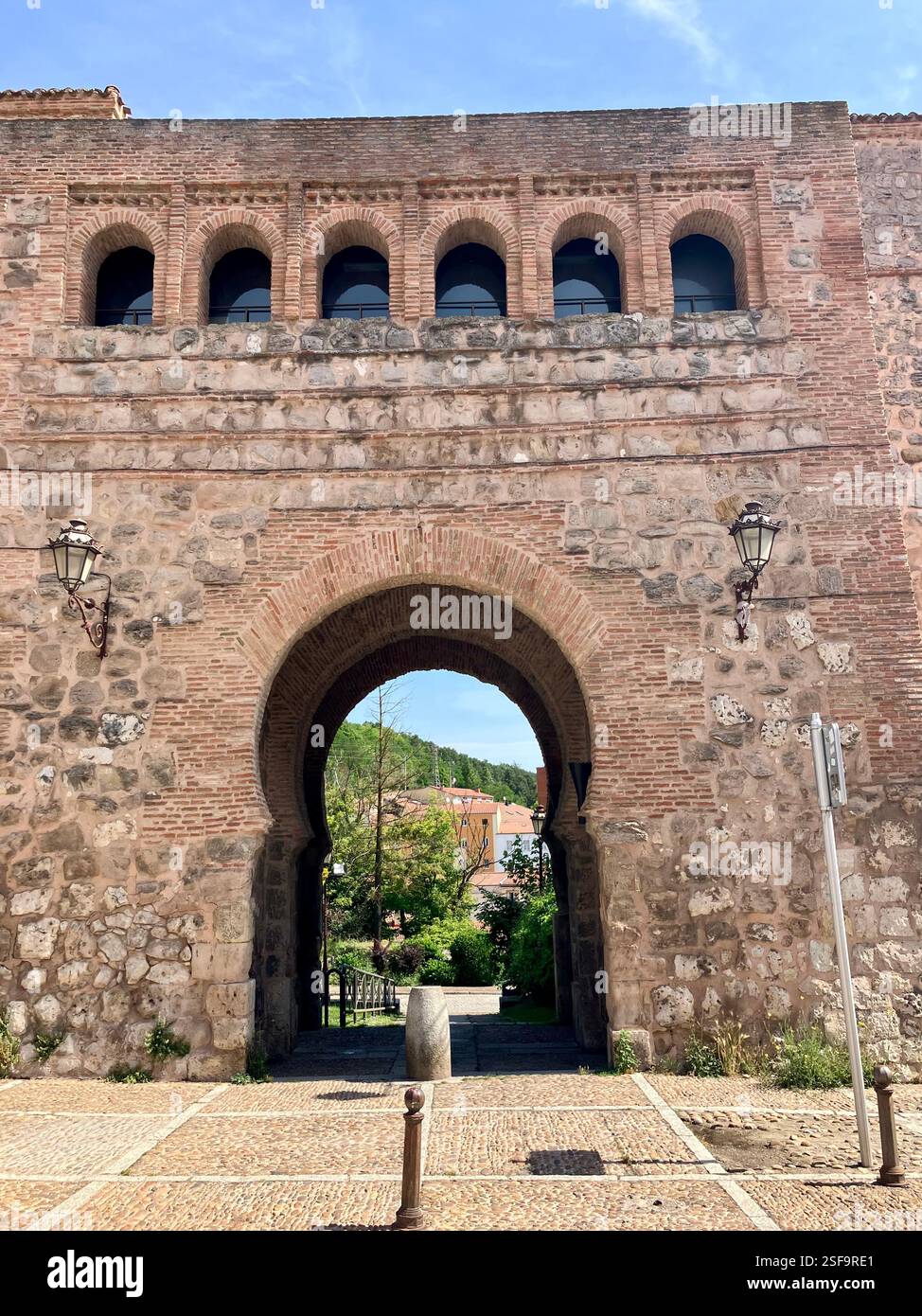 Arco de San Esteban, Burgos, Spain - Smartphone Captured Stock Image