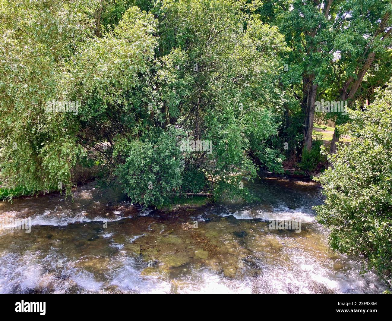 Río Arlanzón, Burgos, Spain - Smartphone Captured Stock Image