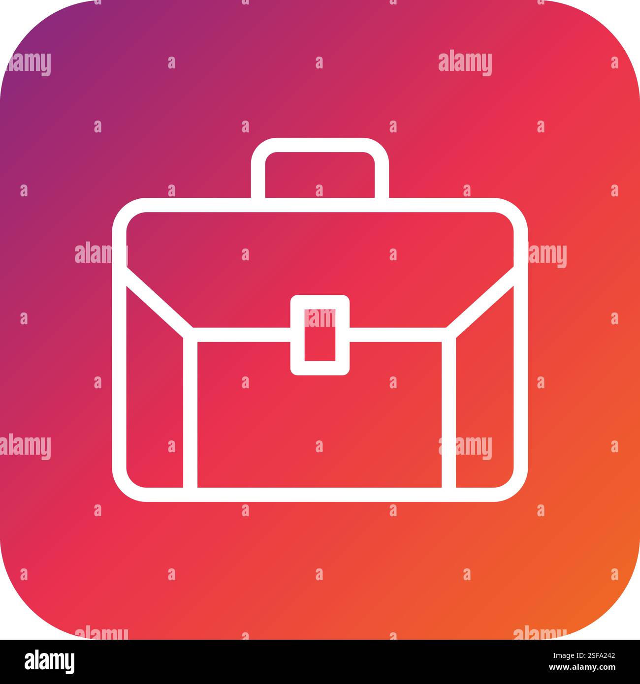Briefcase Vector Icon Design Illustration Stock Vector