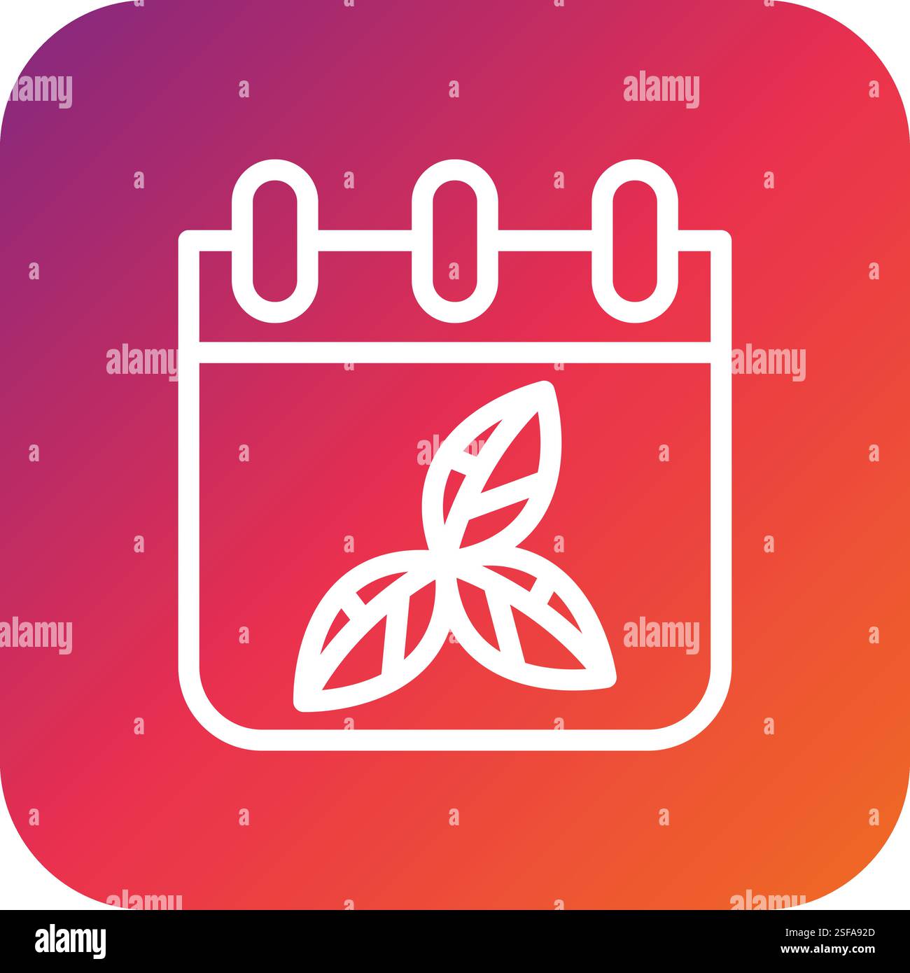 Calendar Vector Icon Design Illustration Stock Vector