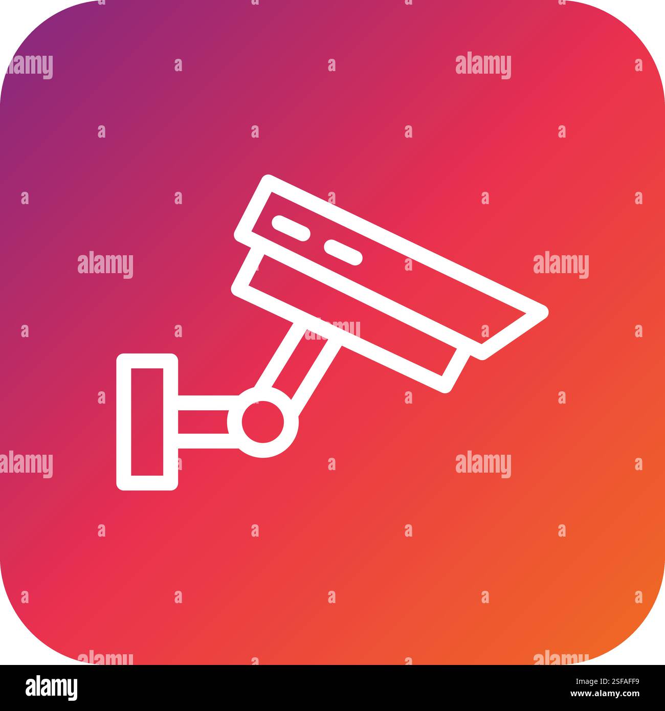 Cctv Vector Icon Design Illustration Stock Vector
