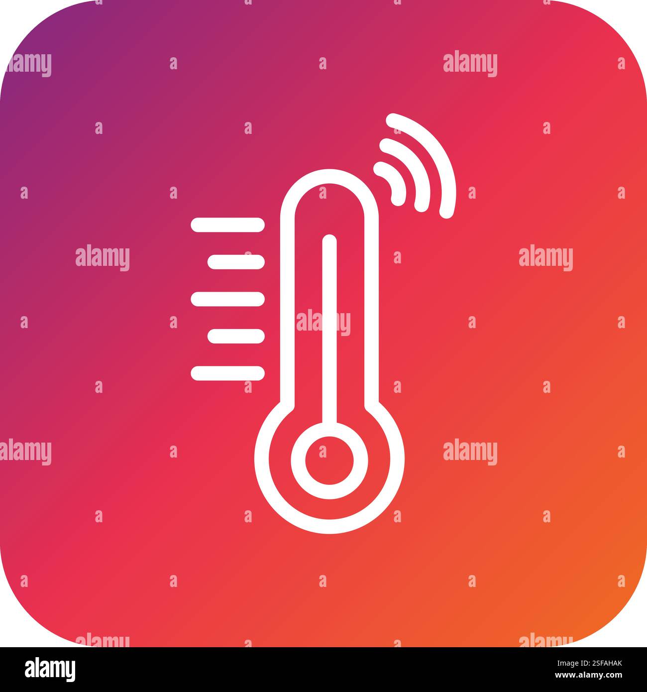 Thermometer Vector Icon Design Illustration Stock Vector