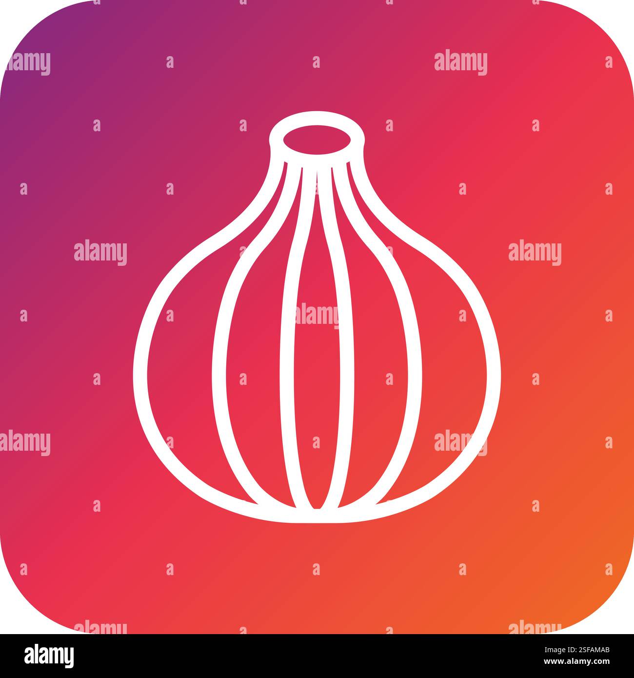 Onion Vector Icon Design Illustration Stock Vector