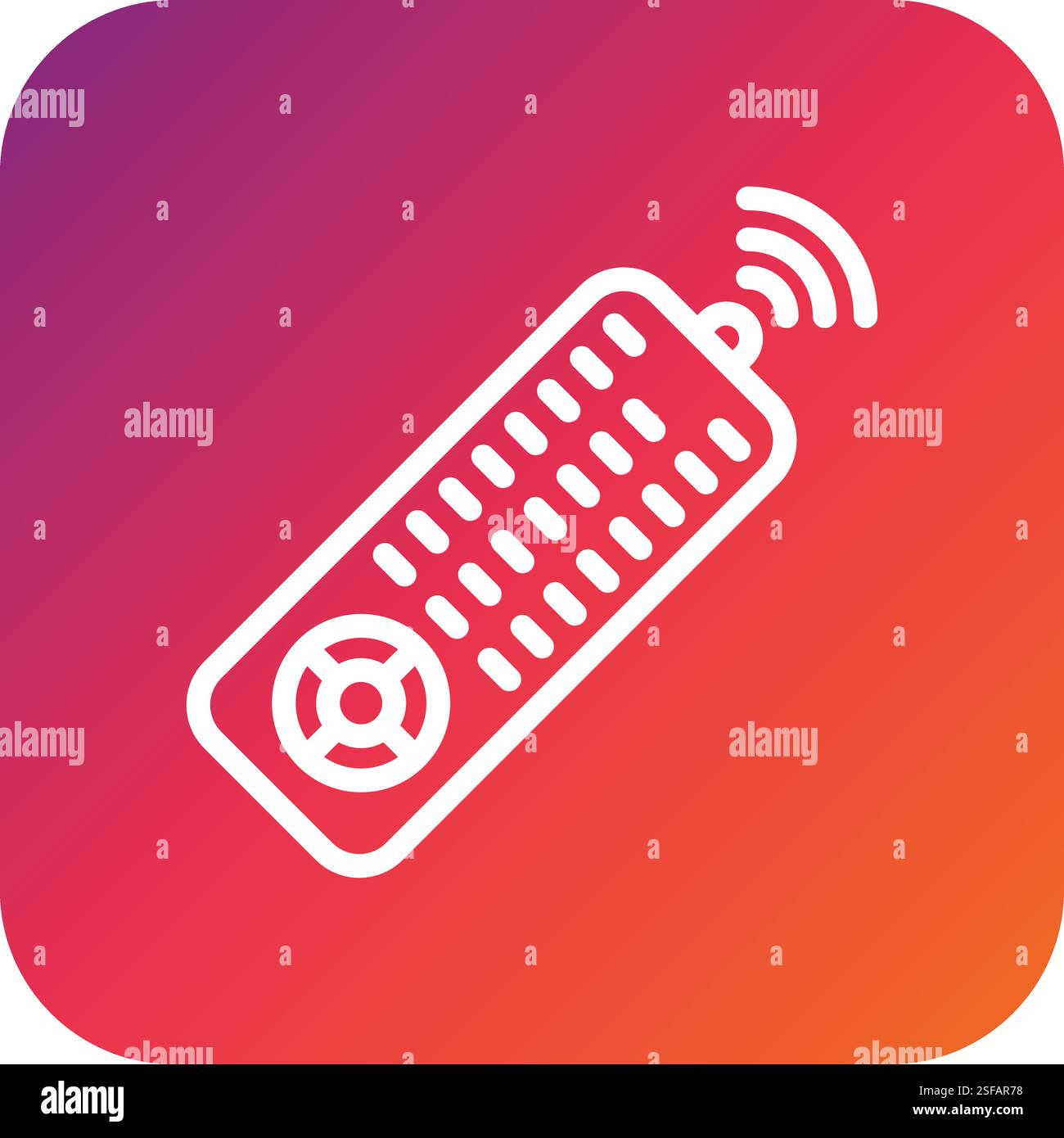 Remote control Vector Icon Design Illustration Stock Vector