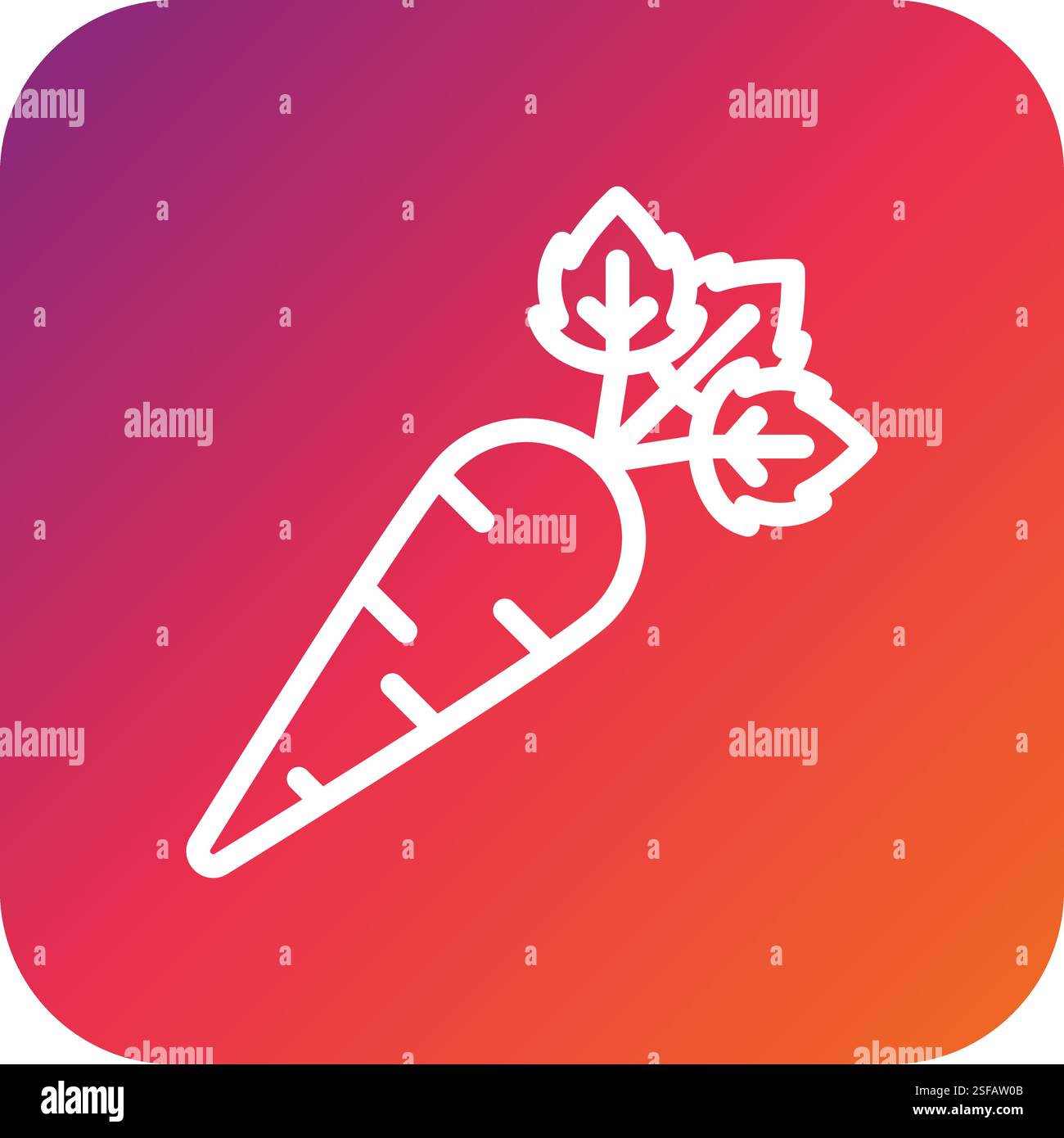 Reddish Vector Icon Design Illustration Stock Vector