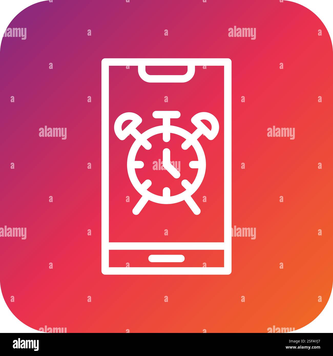 Clock Vector Icon Design Illustration Stock Vector