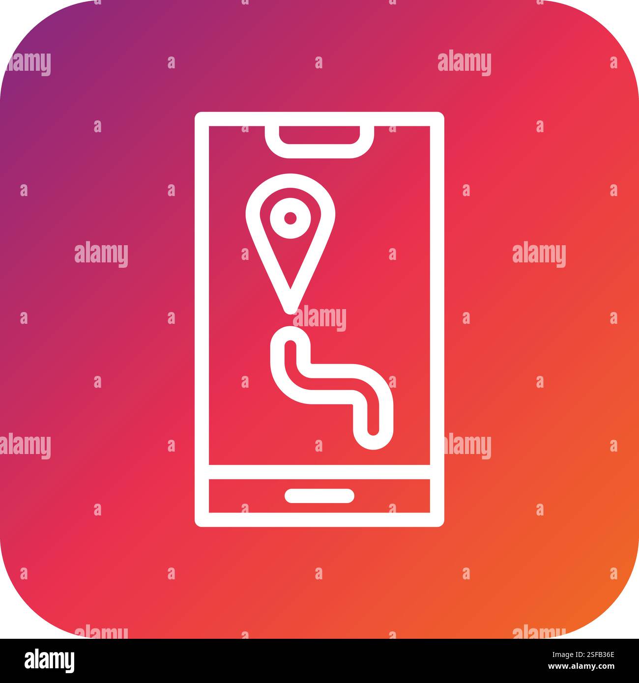 Map Vector Icon Design Illustration Stock Vector Image & Art - Alamy