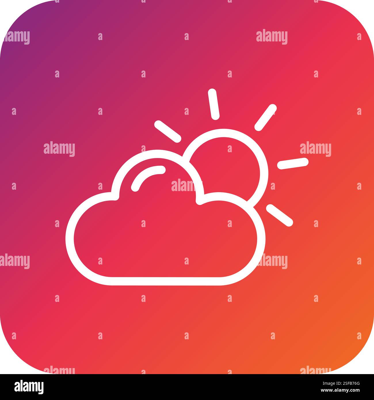 Cloud Vector Icon Design Illustration Stock Vector