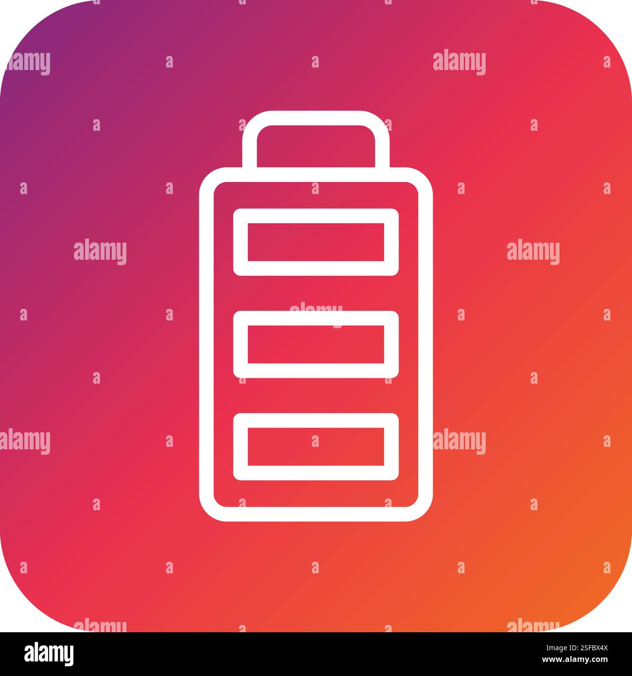 Battery Vector Icon Design Illustration Stock Vector