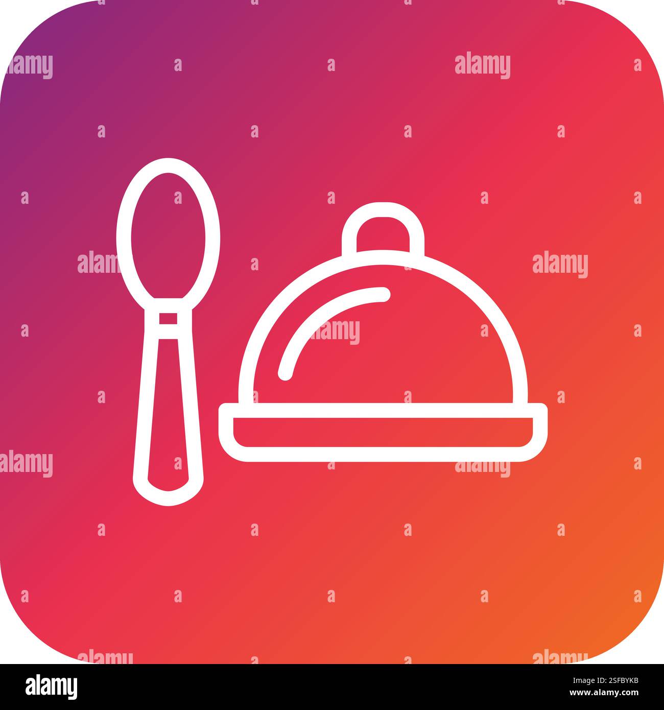 Restaurant Vector Icon Design Illustration Stock Vector Image & Art - Alamy