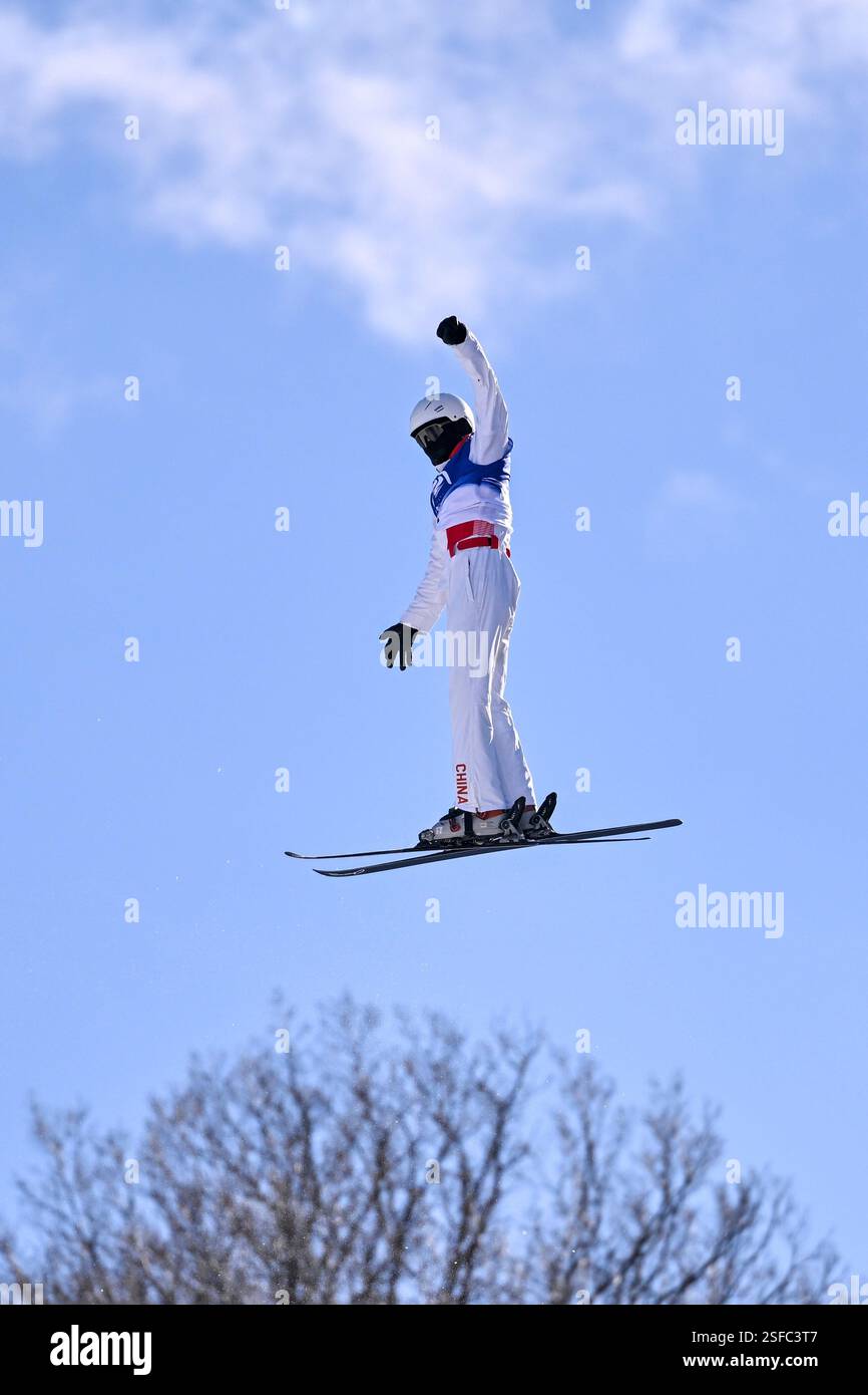 Yabuli, China's Heilongjiang Province. 9th Feb, 2025. Yang Yuheng of ...