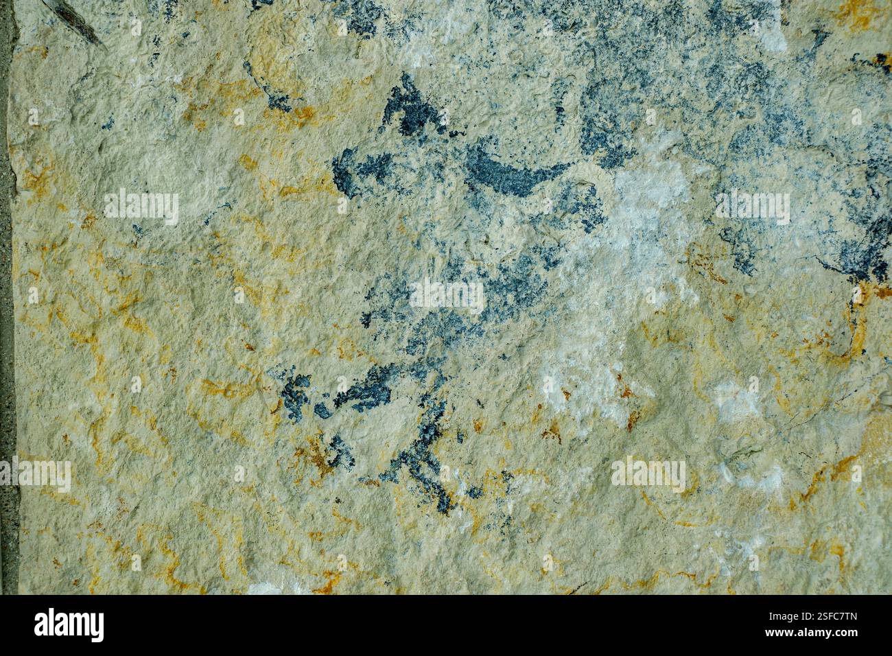 Limestone Map Pattern Rough limestone surface with structures reminiscent of a map Stock ...