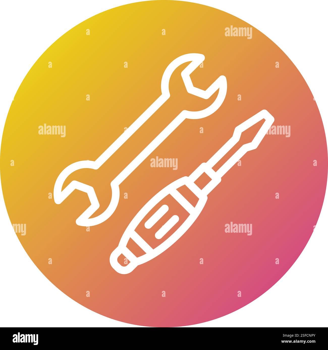 Flat design icons tools hi-res stock photography and images - Alamy